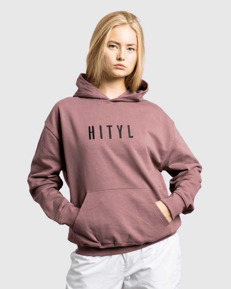Stitched Logo Oversize Hoodie - Hityl